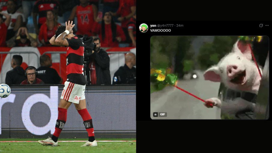 Torcedores do Palmeiras comemoram queda do Flamengo na Libertadores