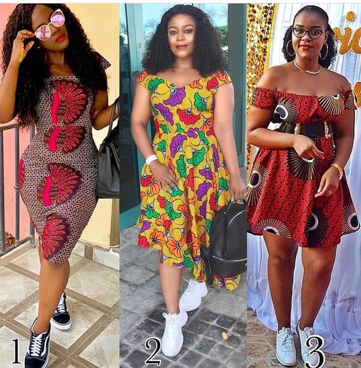 latest short ankara gown