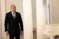 Bulgaria&#039;s President Rumen Radev arrives to the Bucharest Nine (B9) format, also known as NATO&#039;s Eastern Flank Summit in Riga, Latvia, June 11, 2024. (Reuters Photo)