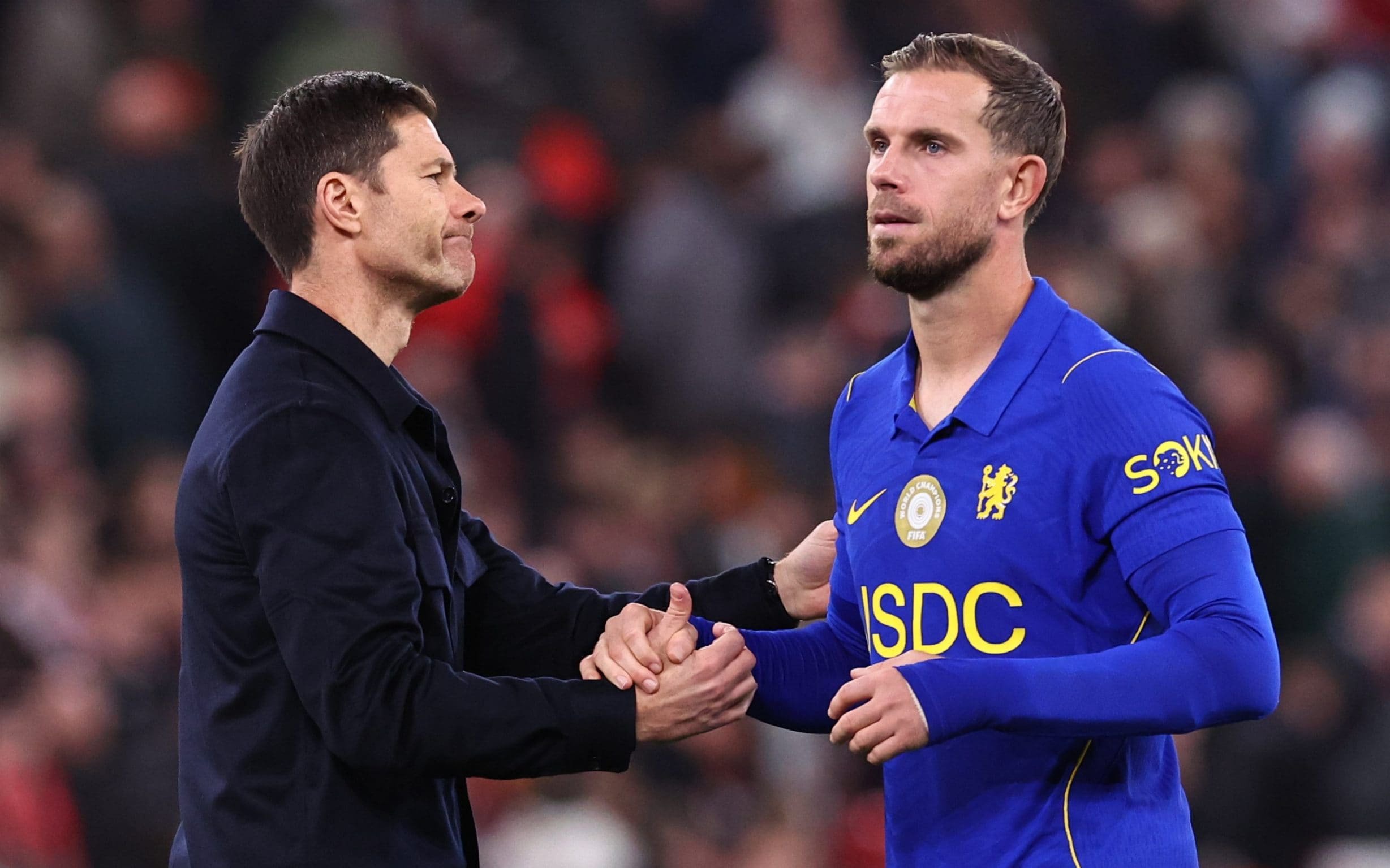 Xabi Alonso and Jordan Henderson