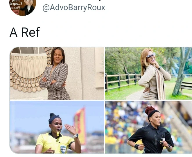 See more photos of Akhona Makalima, the first African female FIFA Referee