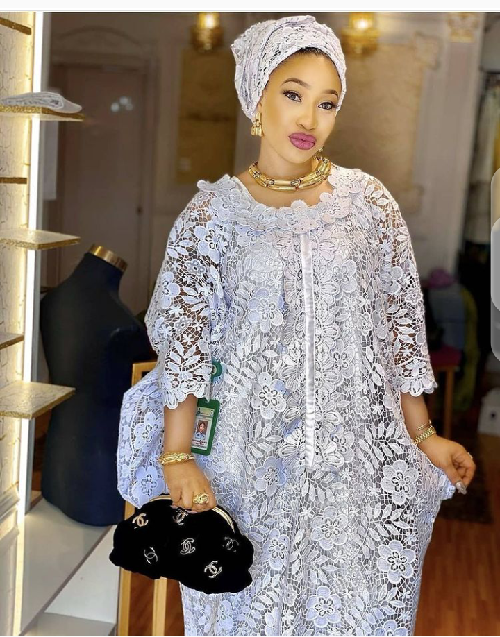white dry lace styles