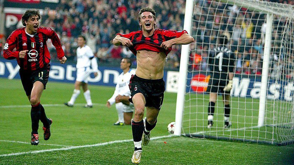 Andriy Shevchenko celebrates