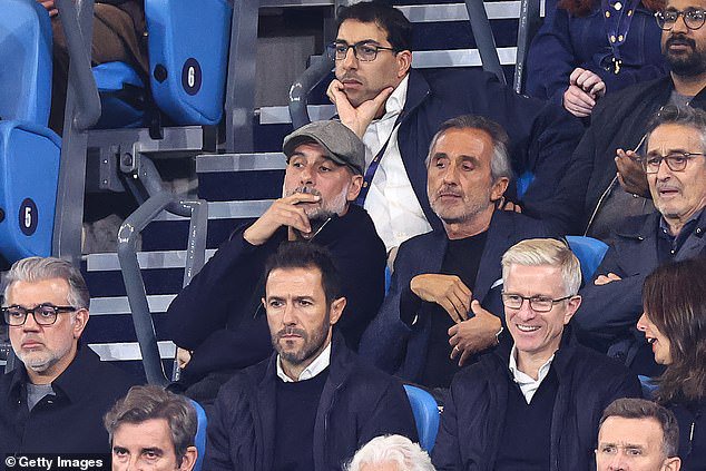 Guardiola is mindful of staying out of the way and thought long and hard before accepting the invite for the PSG game, fearing his appearance might prove a distraction