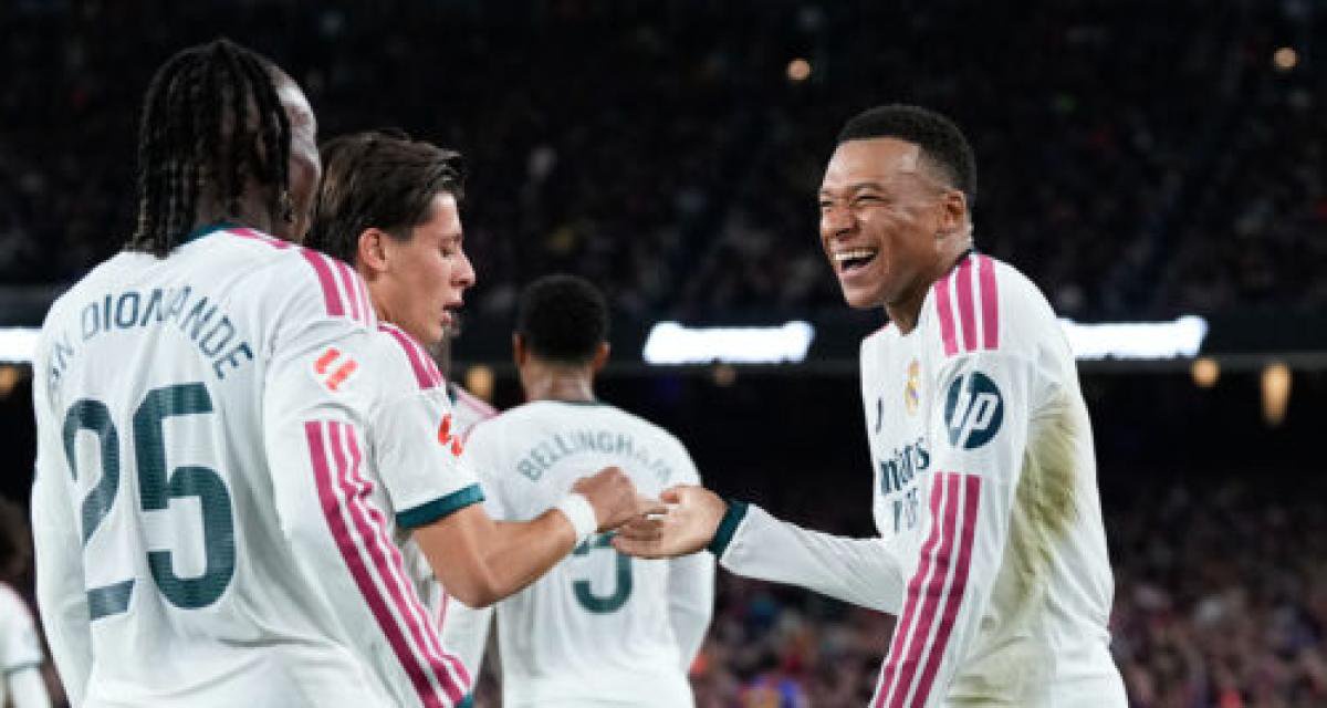 Kylian Mbappé avec le Real Madrid