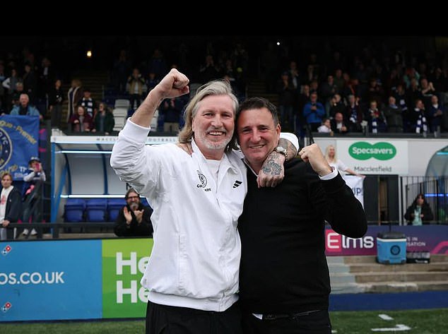 Smethurst filmed two BBC documentaries with Macclesfield’s former director of football (and manager) Robbie Savage