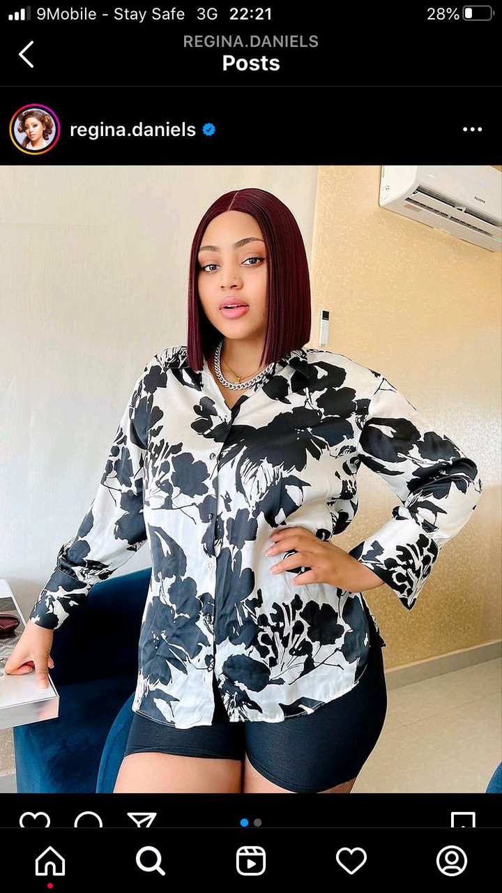 , Reactions As Actress Regina Daniels Shares Some Lovely Photos Of Herself On Ig, Frederick Nuetei