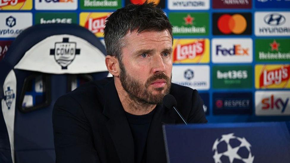 Manchester United head coach Michael Carrick during a previous Champions League news conference