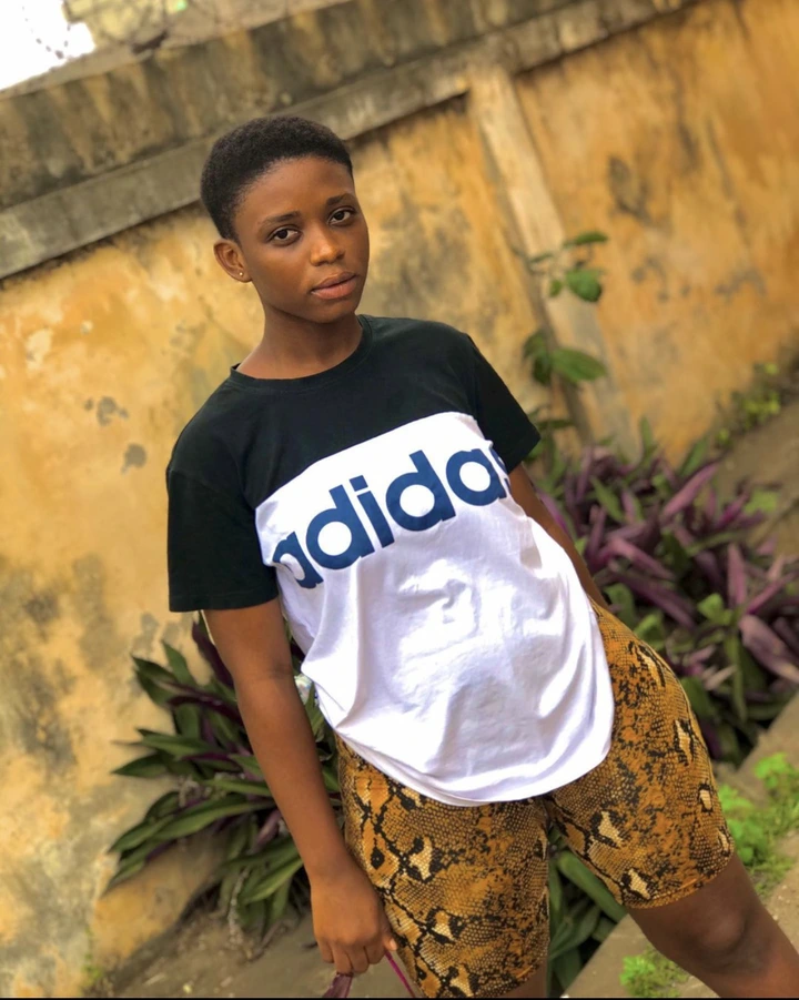 Pictures of Tracy, the young Ghanaian teenager trending on social media (photos)