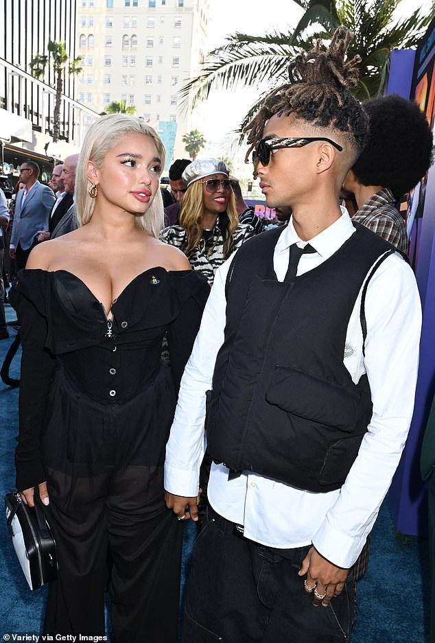 The lovebirds coordinated in their chic looks on the red carpet on Thursday afternoon at TCL Chinese Theater in Los Angeles