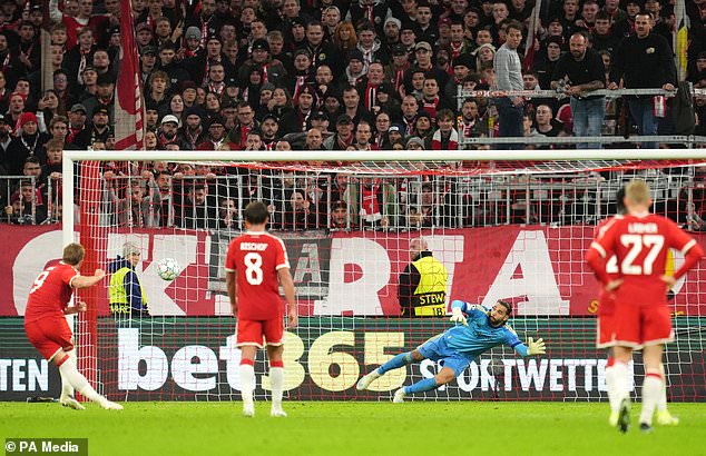Harry Kane scored from the penalty spot against Arsenal (Adam Davy/PA)