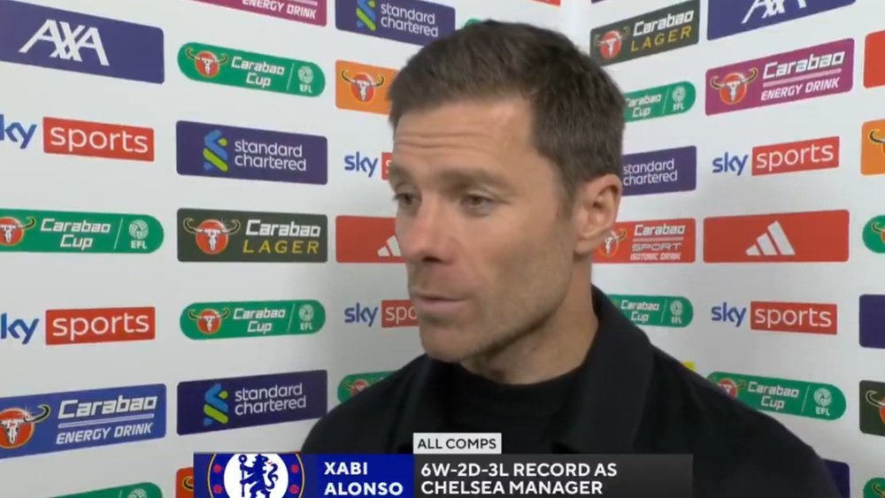 Xabi Alonso reflects on the elimination. Screenshot/CBS