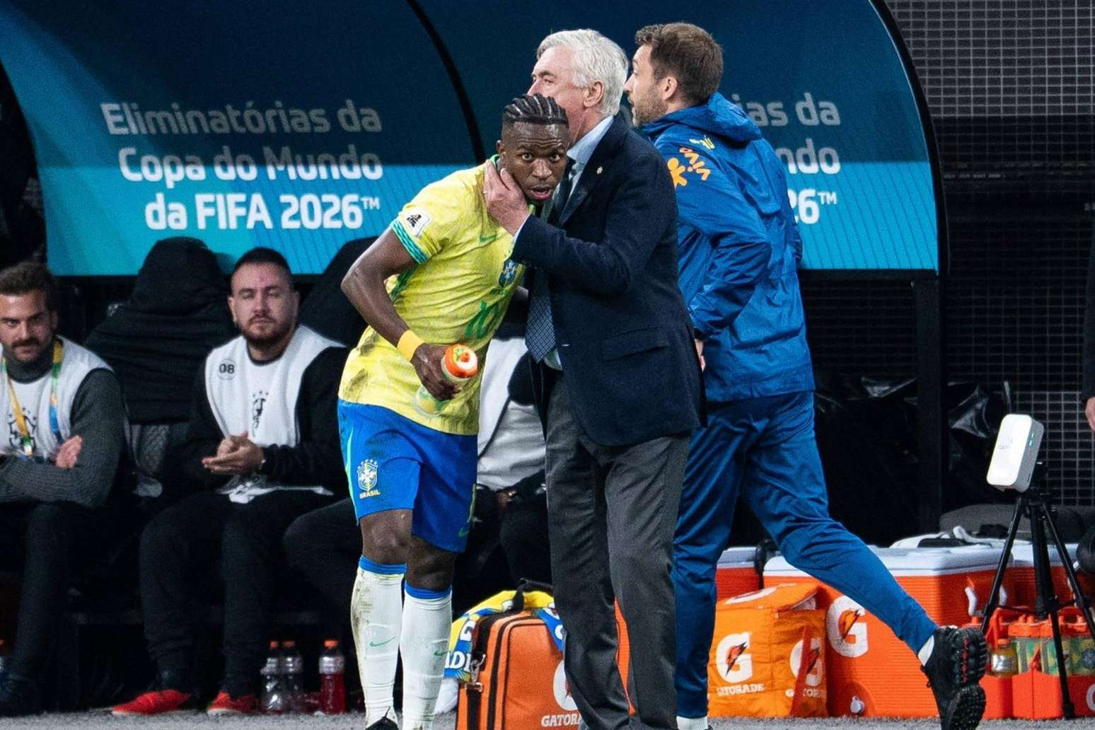 Ancelotti e Vini jr