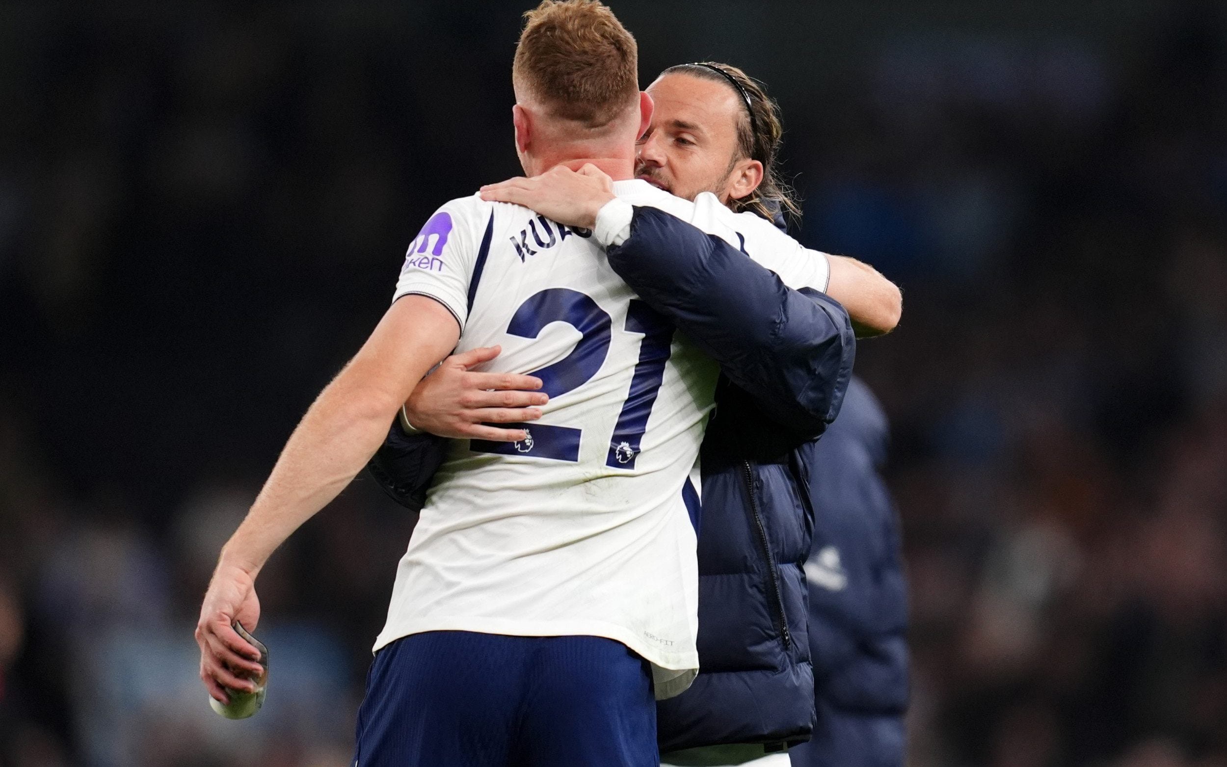 Tottenham Hotspur's Dejan Kulusevski and James Maddison