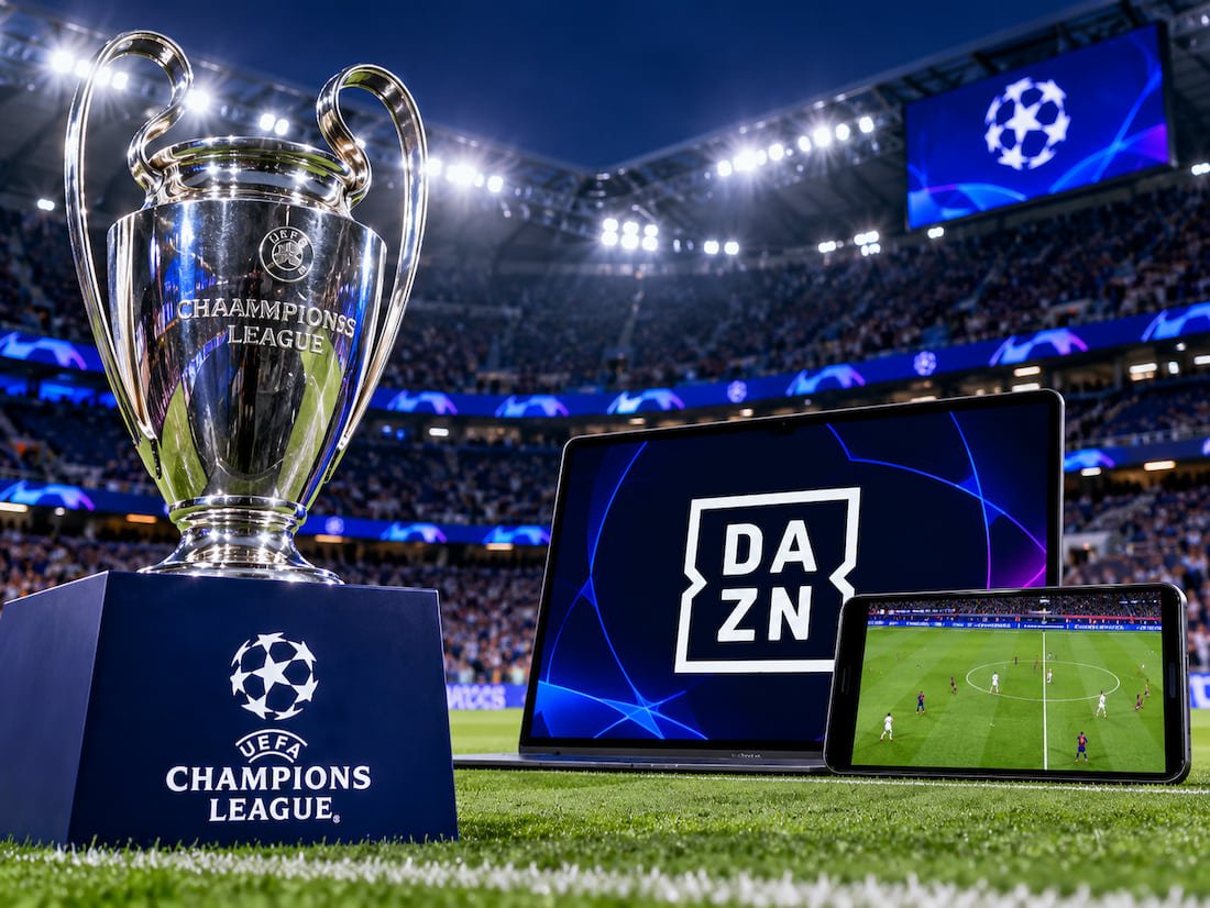 DAZN zeigt die Champions-League-Konferenz am 3. November kostenlos im Livestream.
