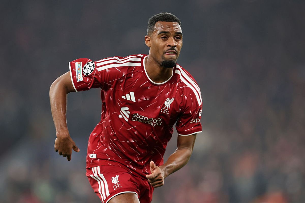 Ryan Gravenberch of Liverpool FC (Photo by Dan Istitene/Getty Images)
