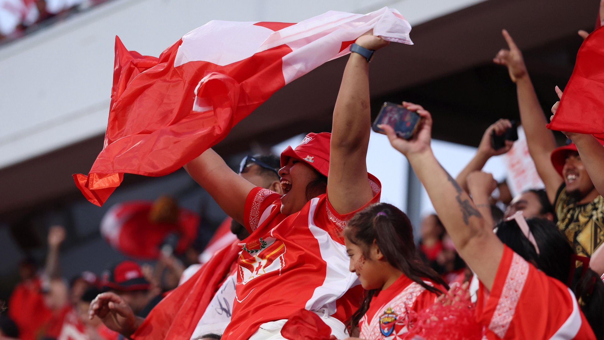 Tonga fans