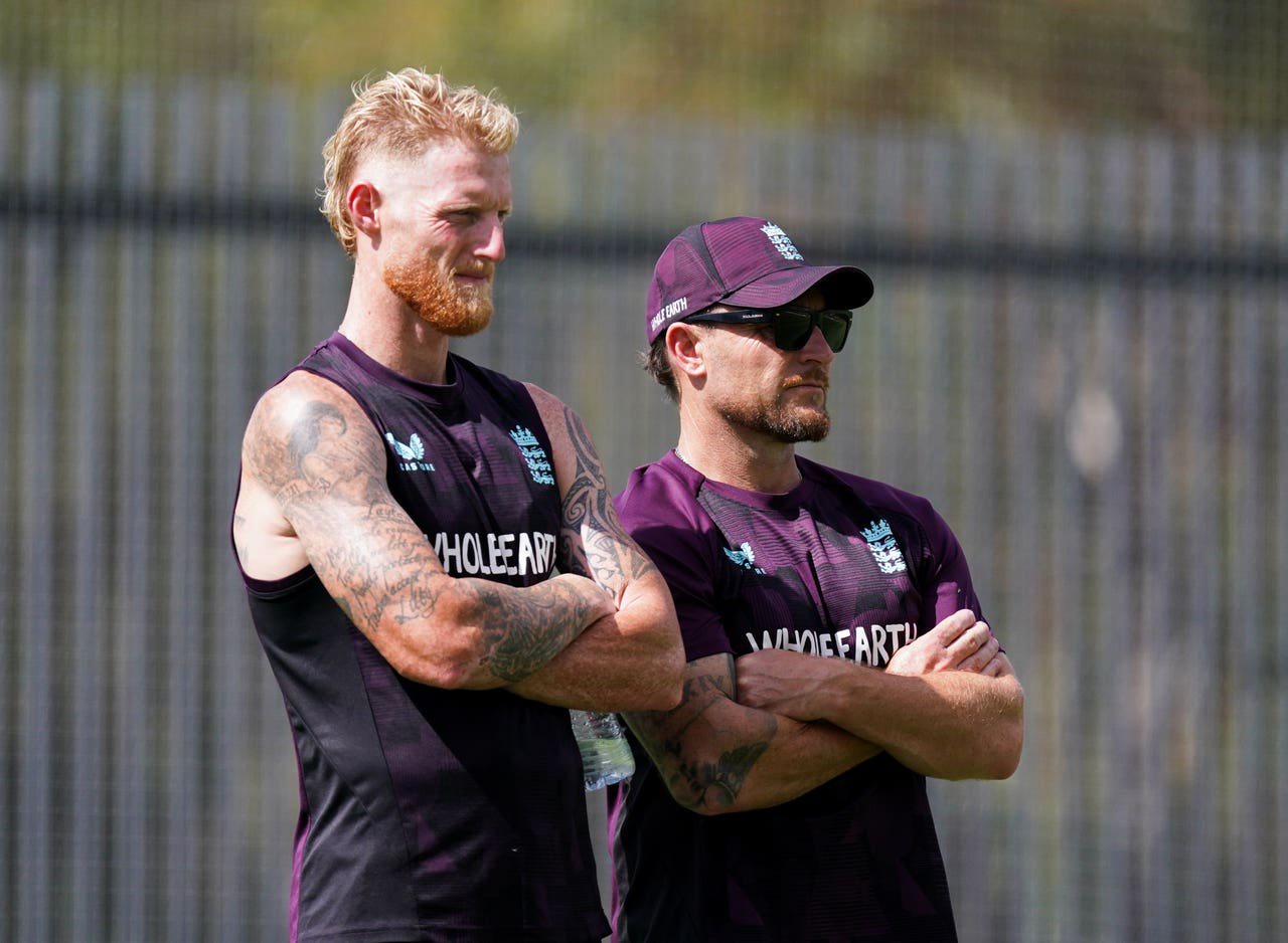 Ben Stokes and Brendon MCCullum