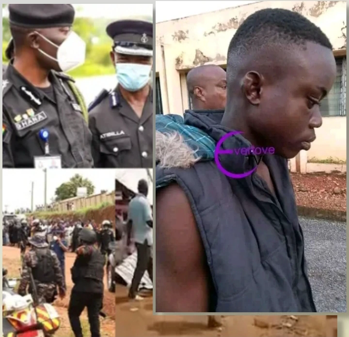 Volta Region: 15 years old boy arrested together with Armed robbers (photos)