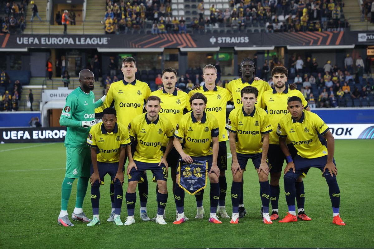 Union SG players ahead of facing Real Sociedad