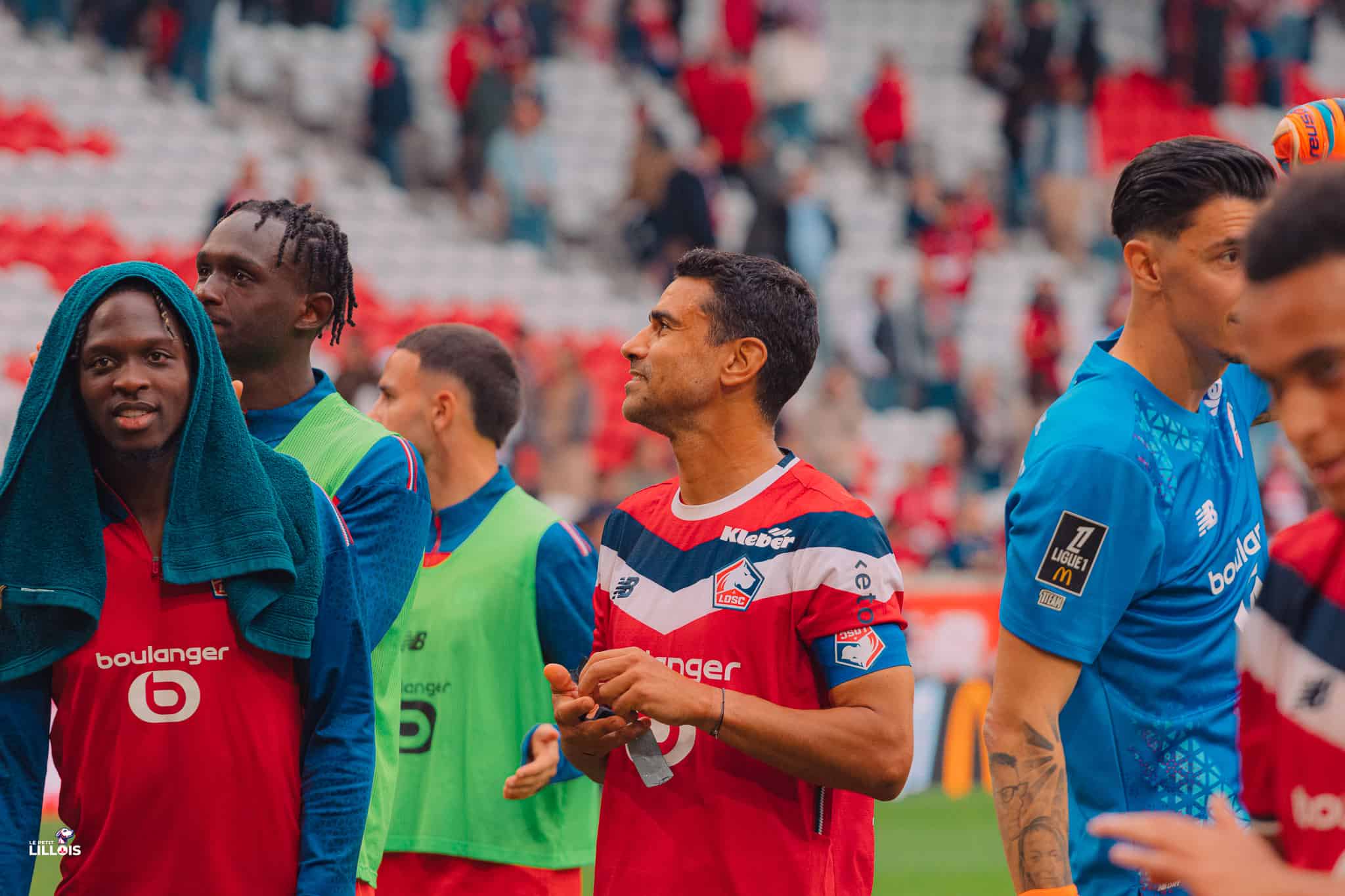 Benjamin André, milieu de terrain et capitaine du LOSC.