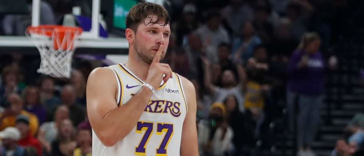 Luka Doncic Has First 50-Point Game Of NBA Season To Lead Lakers To 3-0 Record ©(Photo by Chris Gardner/ Getty Images)