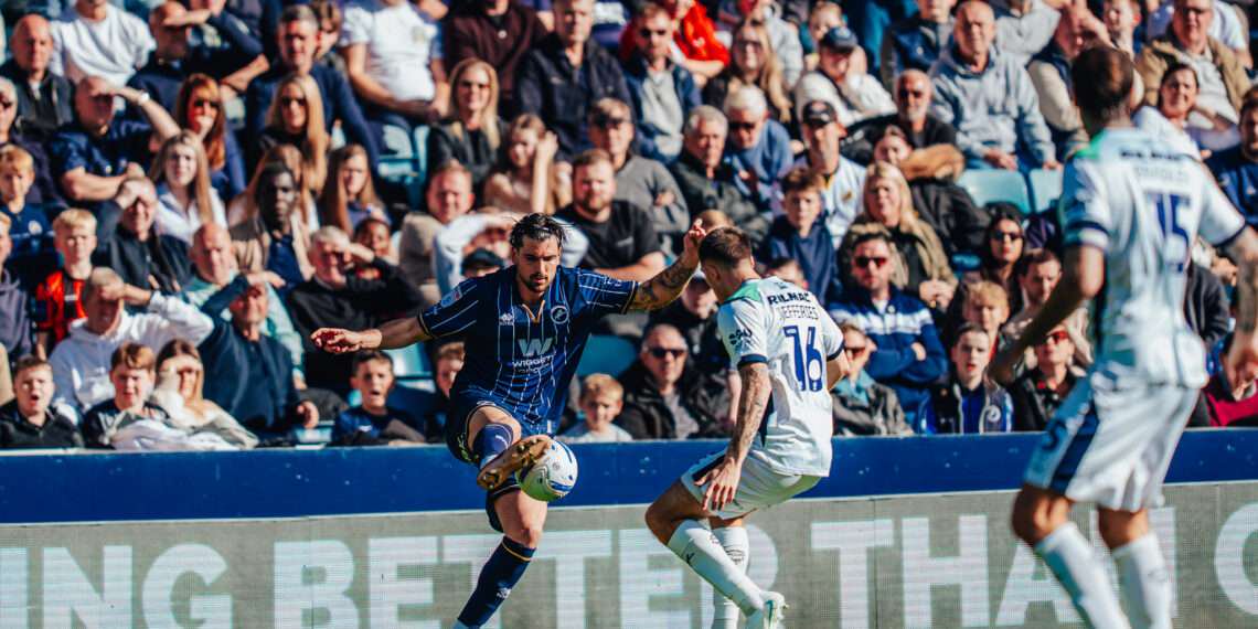 Tristan Crama in action against Lincoln City. Image: Millwall FC