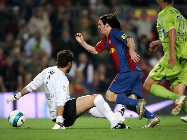 Messi's most iconic goal was his slaloming 2007 effort against Getafe, which has drawn eerie parallels to a famous Diego Maradona strike