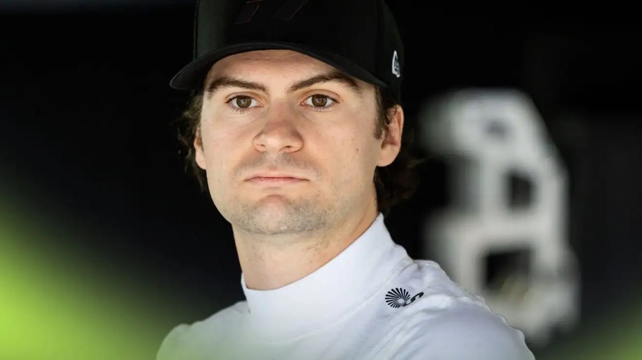 Colton Herta pictured at the Melbourne 2026 Formula 2 round