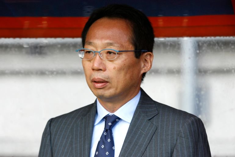 Football - Holland v Japan - International Friendly - De Grolsch Veste Stadium, Enschede, Holland - 5/9/09 Takeshi Okada - Japan Head Coach Mandatory Credit: Action Images / Ed Sykes