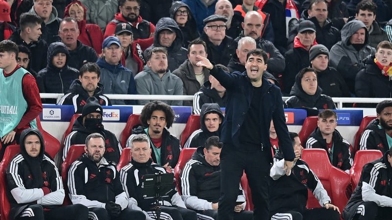 Liverpool manager Andoni Iraola
