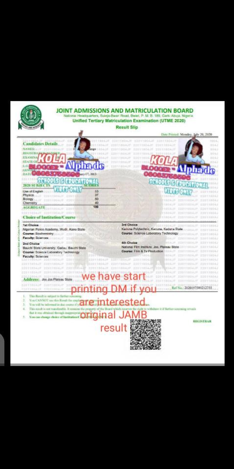 Reasons Why You Will Need Original Jamb Result For 2020 Admission Opera News