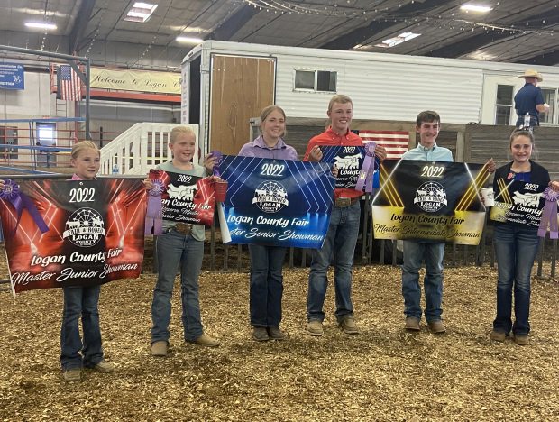 The top winners of the 2022 Logan County Fair Round...