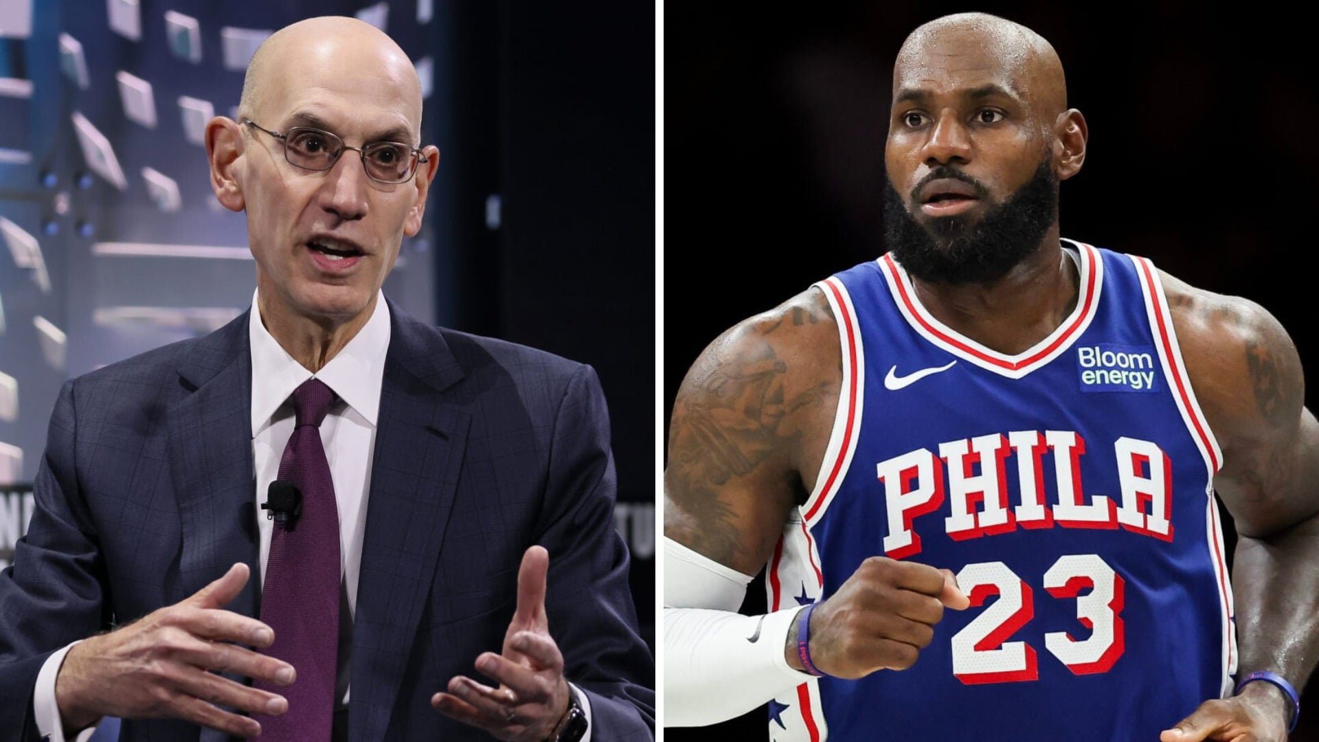 Adam Silver, LeBron James