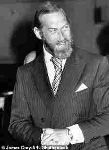 Prince Michael of Kent (pictured above in 1985) bears an uncanny resemblance to Russia's Tsar Nicholas II