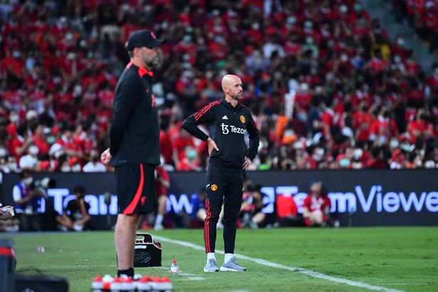 Erik ten Hag saw his new signing on action on the touchline for Man Utd