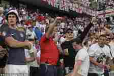 England fans were in fine voice ahead of kick off against Slovenia on Tuesday night in Cologne