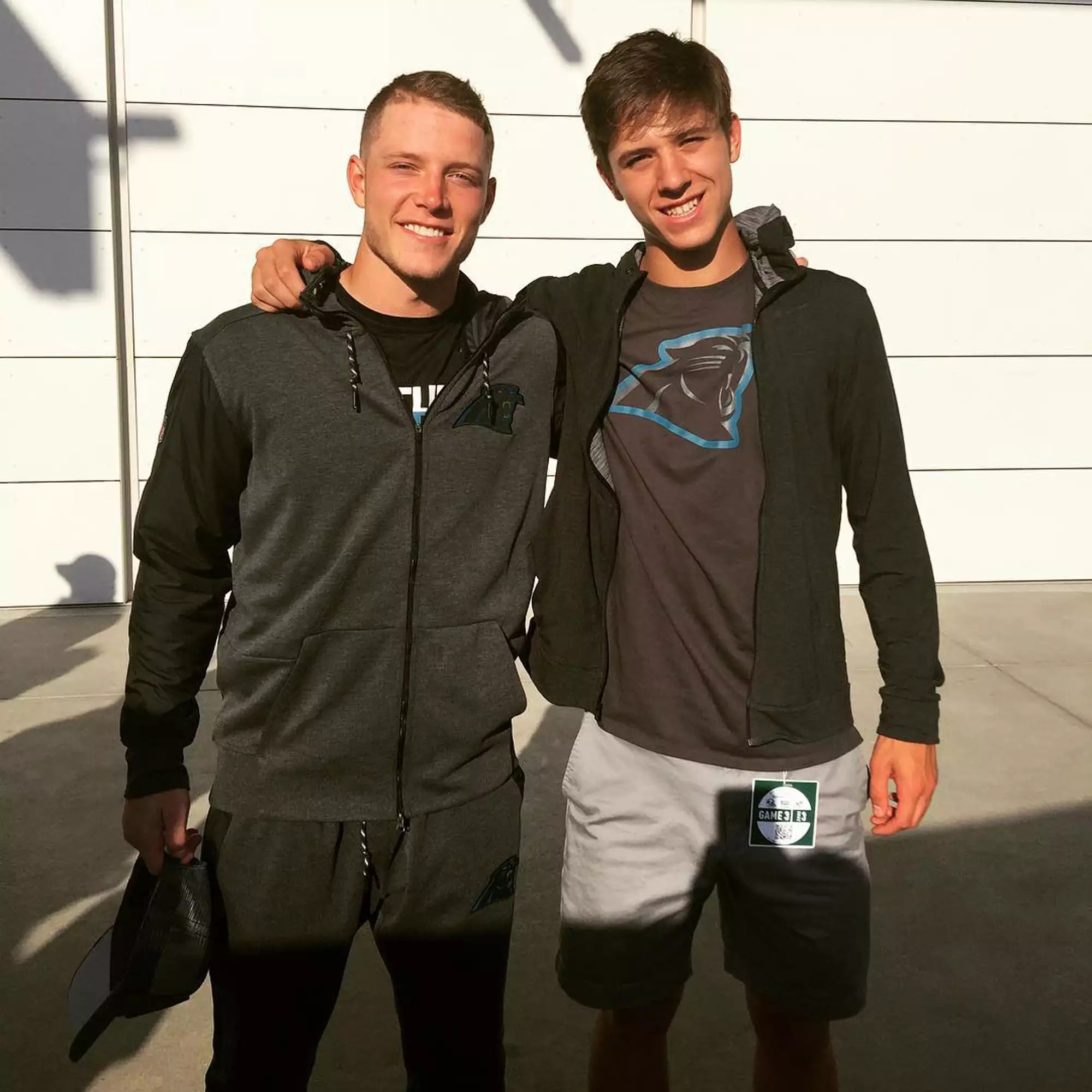 Christian McCaffrey and Luke McCaffrey. 