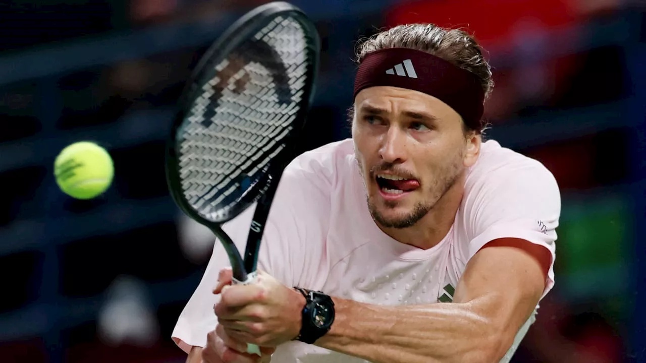Zverev trifft Davidovich Fokina im Halbfinale von Shanghai