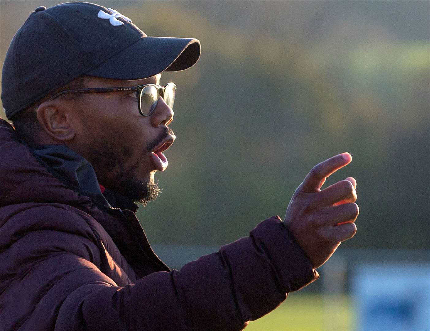 Alcester Town FC manager Aaron Blackwood. Photo: Mark Williamson