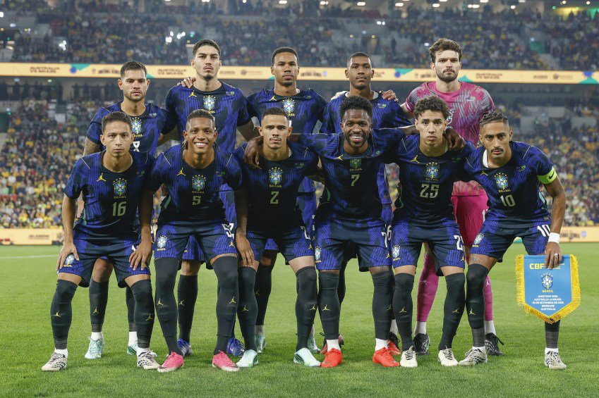 Brasil em amistoso contra a Austrália • Rafael Ribeiro/CBF
