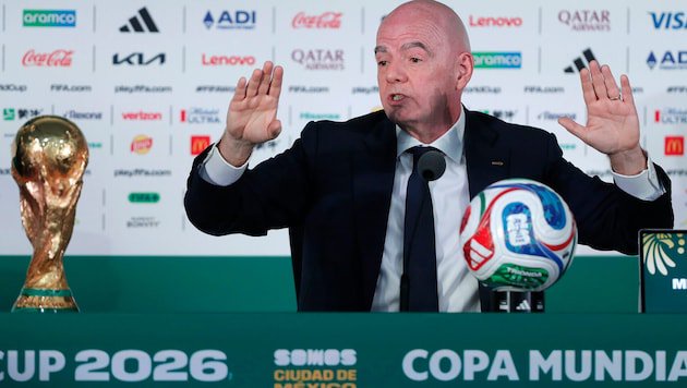 Infantino steht massiv in der Kritik