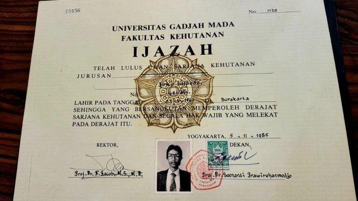 IJAZAH JOKOWI - Foto ijazah Presiden RI ke-7 Joko Widodo (Jokowi) yang diunggah oleh relawan Partai Solidaritas Indonesia (PSI) di akun @DianSandiU di media sosial X (dulu Twitter), Selasa (1/4/2025) lalu. Juru Bicara PDI Perjuangan (PDIP), Mohamad Guntur Romli, meminta pendukung Presiden ke-7 Joko Widodo atau Jokowi tak menanggapi secara berlebihan mengenai pernyataan Ketua Umum PDIP, Megawati Soekarnoputri, soal ijazah palsu.