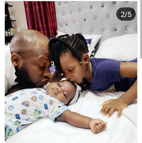 See Lovely Photos Of Popular Yoruba Actress Yewande Adekoya, Her Husband And Two Cute Children