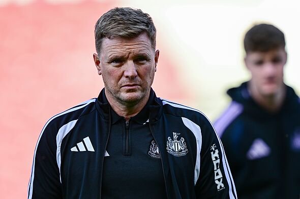 Close up of Eddie Howe.