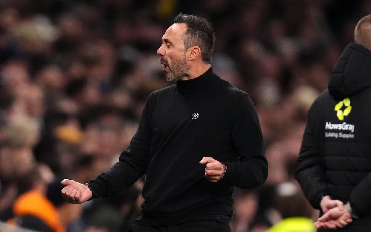 De Zerbi refuses to speak to his Tottenham players after Aston Villa defeat