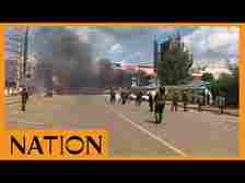 Eldoret anti-tax protests turn chaotic as police engage in running battles with demonstrators