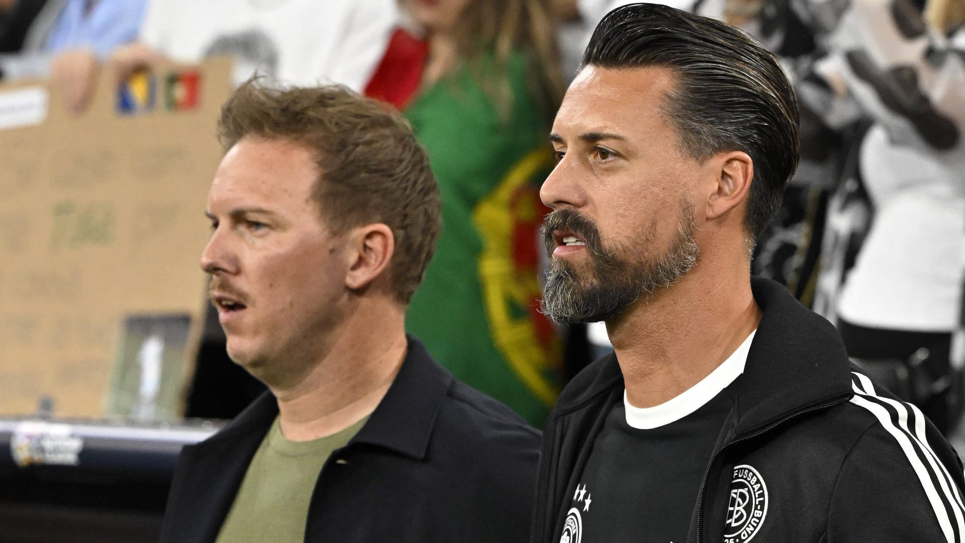 Julian Nagelsmann (l.) und Sandro Wagner arbeiteten erfolgreich beim DFB zusammen.