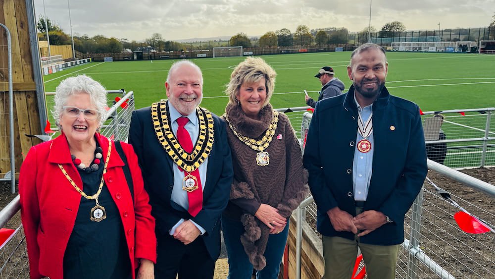 ‘We want to be bigger than STFC’ Highworth Town unveils £1.2m stadium pitch
