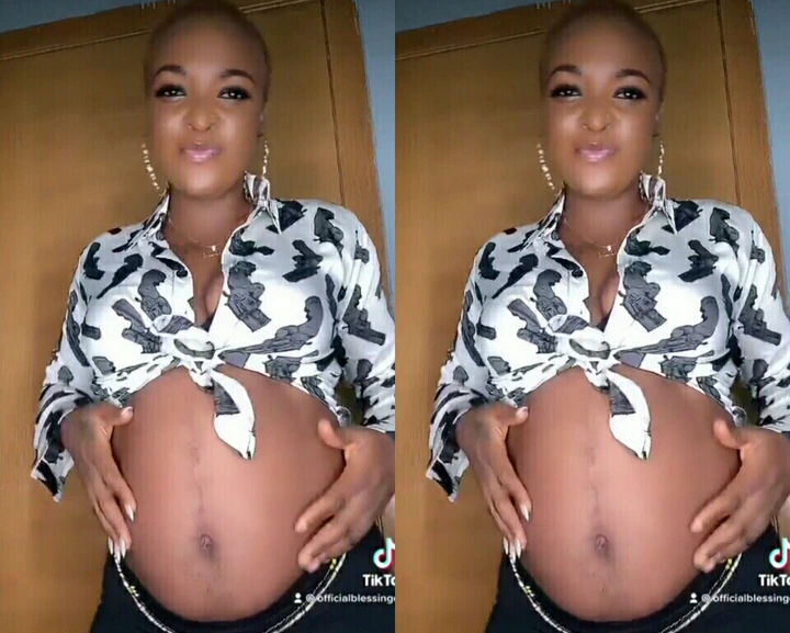 "Can't Hide Anymore, She is A Girl" - Blessing CEO says As She Reveals Pregnancy To Fans (Video)